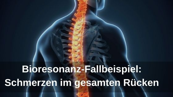 Bioresonanz-Fallbeispiel: Schmerzen im gesamten Rücken